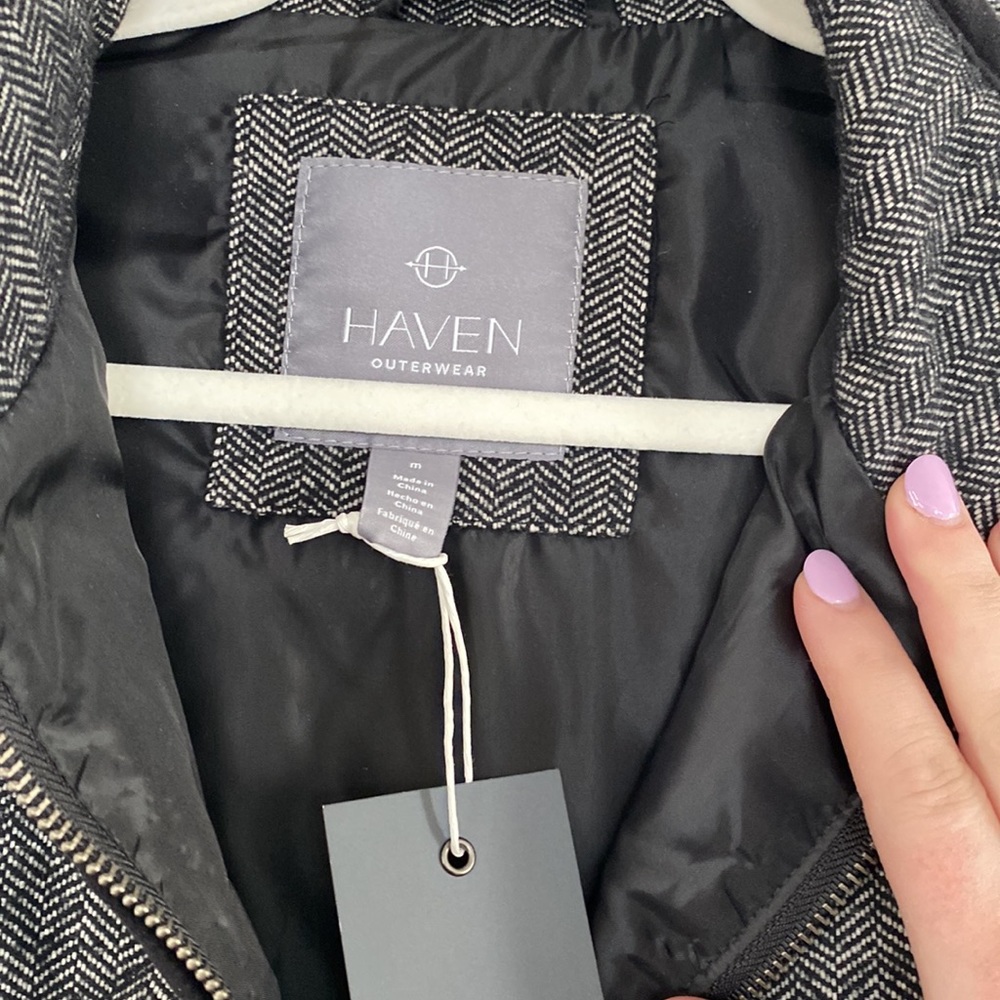 NWT Haven quilted vest size M gray - Picture 2 of 6